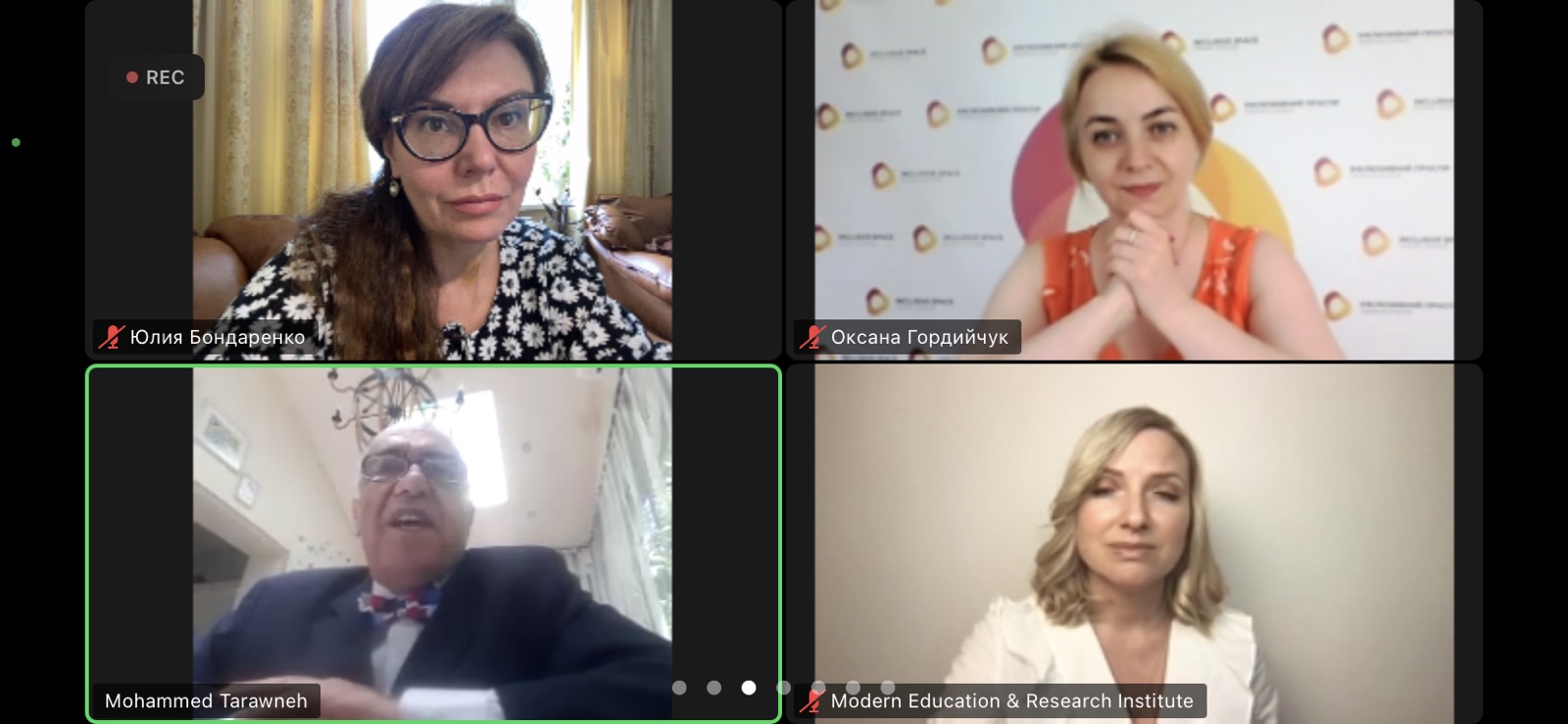 Участь у ІV online-зустрічі Міжнародної лабораторії інклюзивної освіти